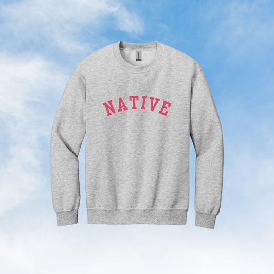 Grey Crewneck-NATIVE