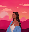 Desert Sunset Print