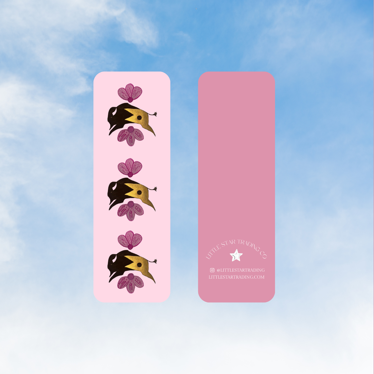 Jumping Buffalo Bookmark