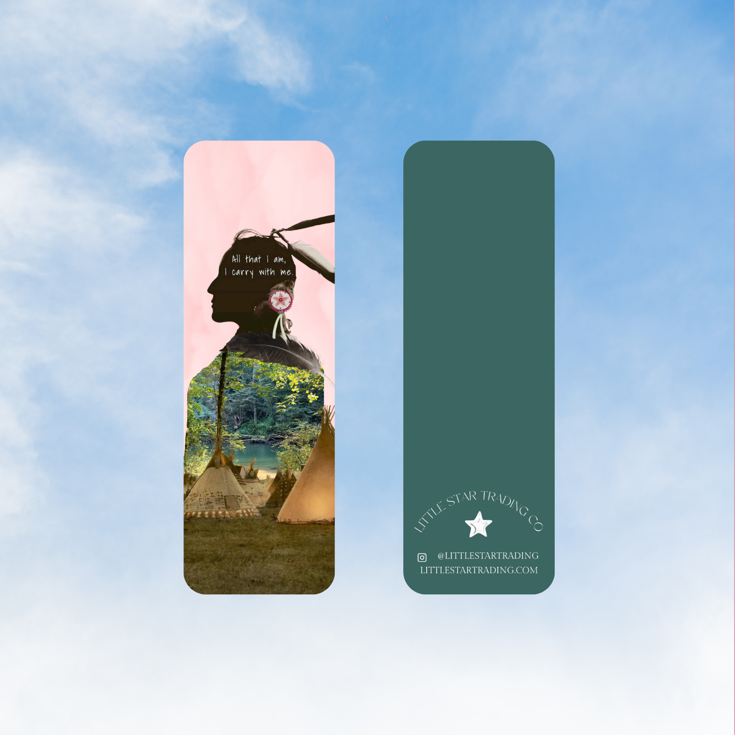 Teepee Collage Bookmark