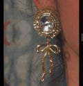 Gold Bow Earrings