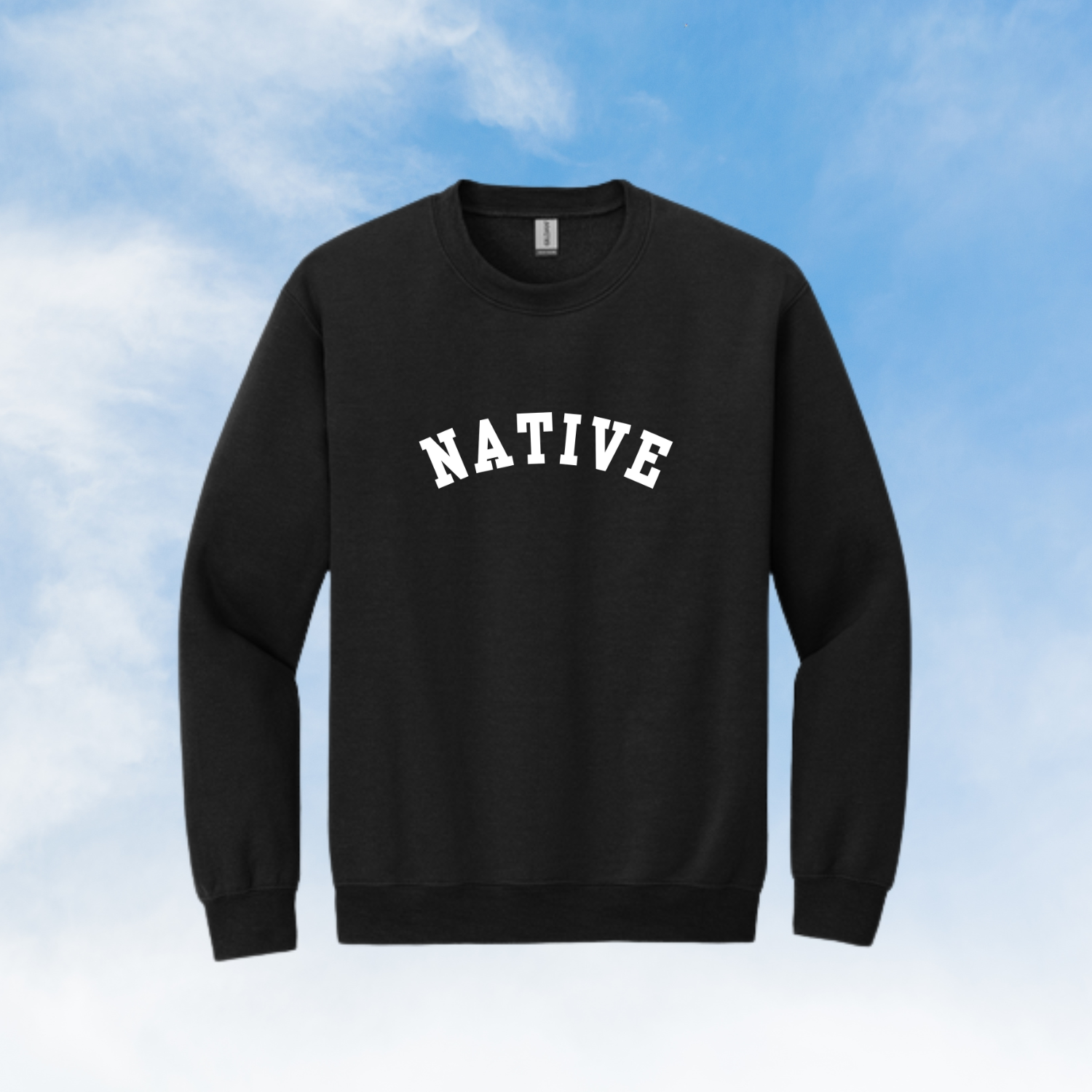 Black Crewneck-NATIVE