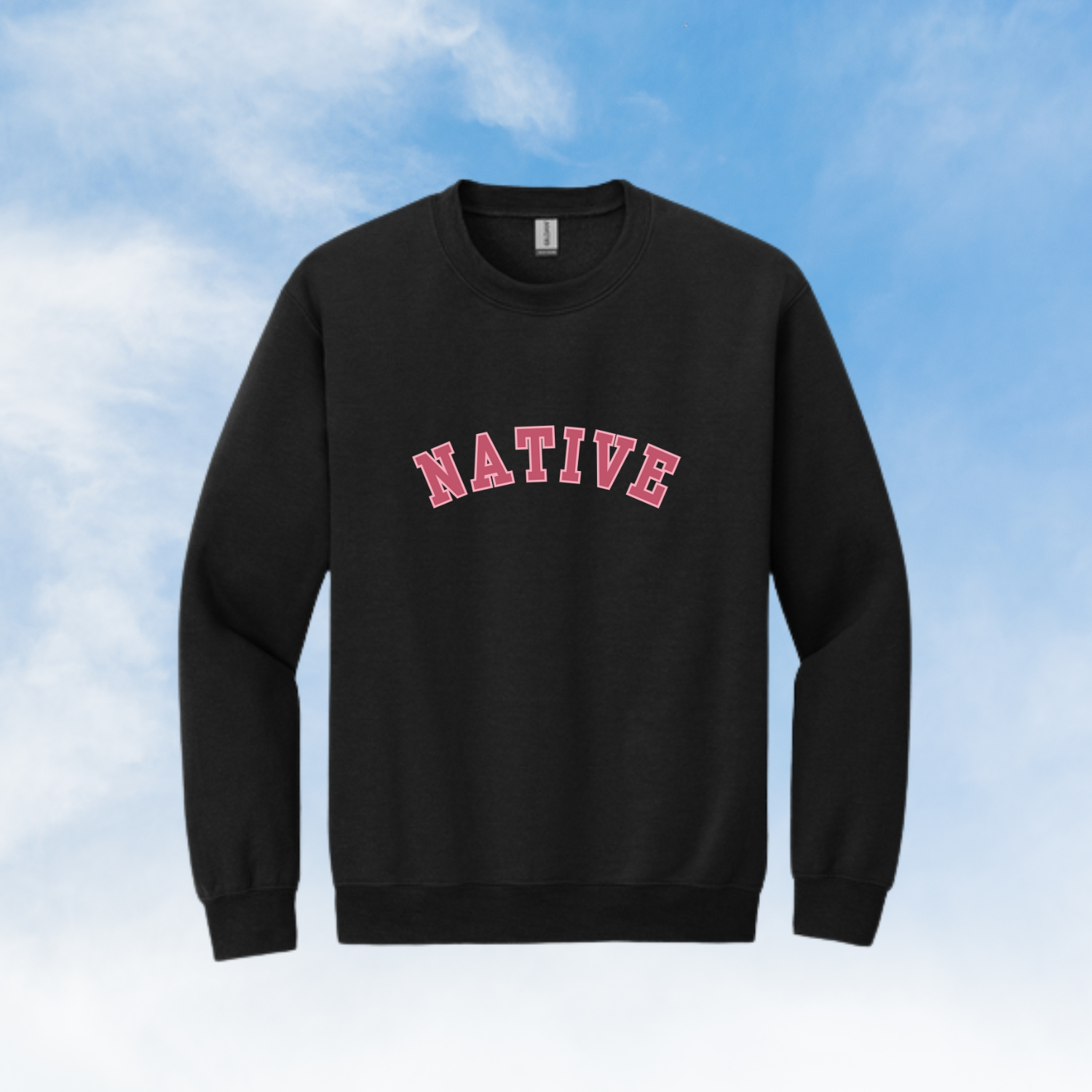Black Crewneck-NATIVE