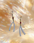 Red and Gold Dentalium Dangles