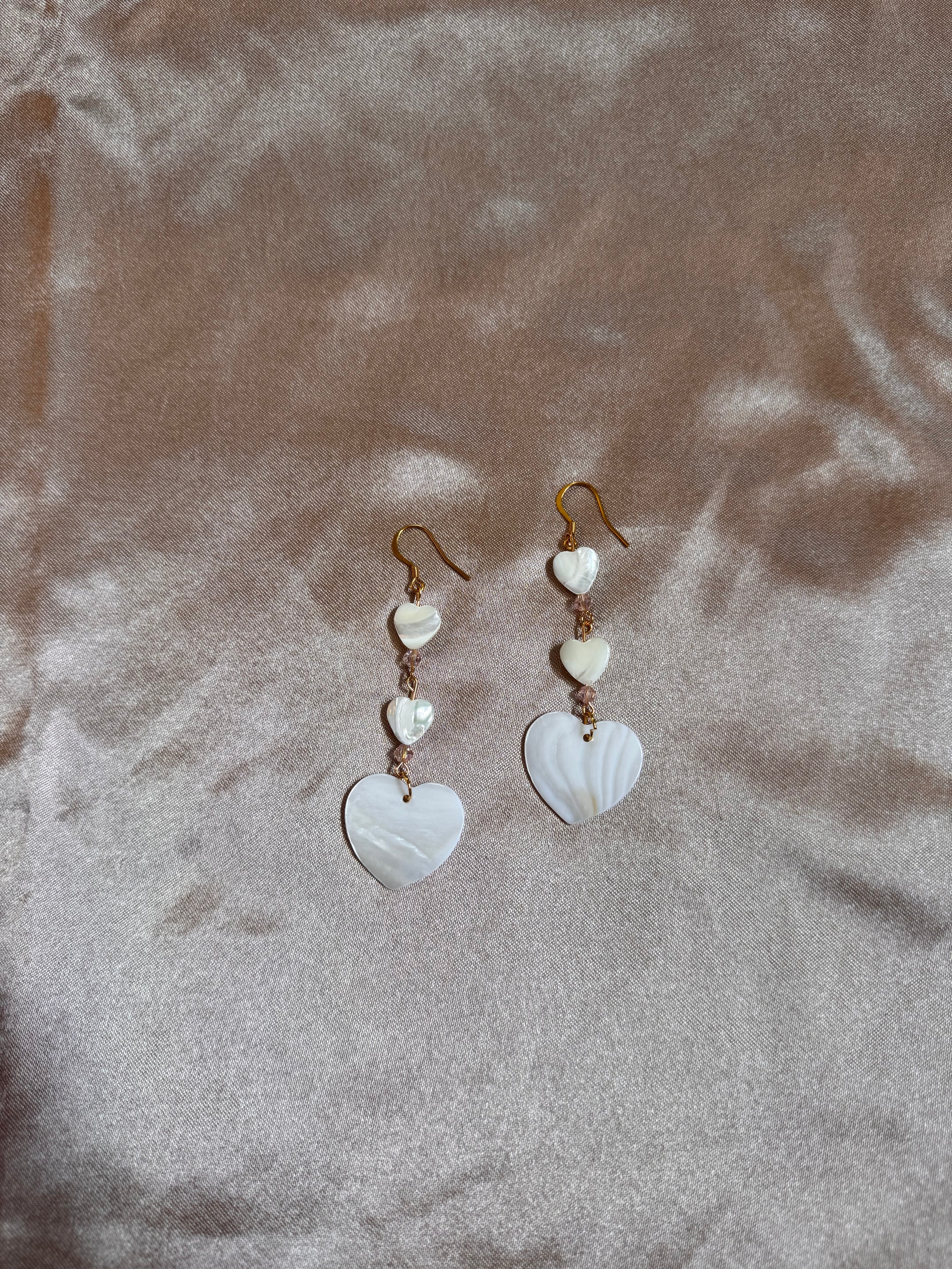 Stacked Heart Earrings