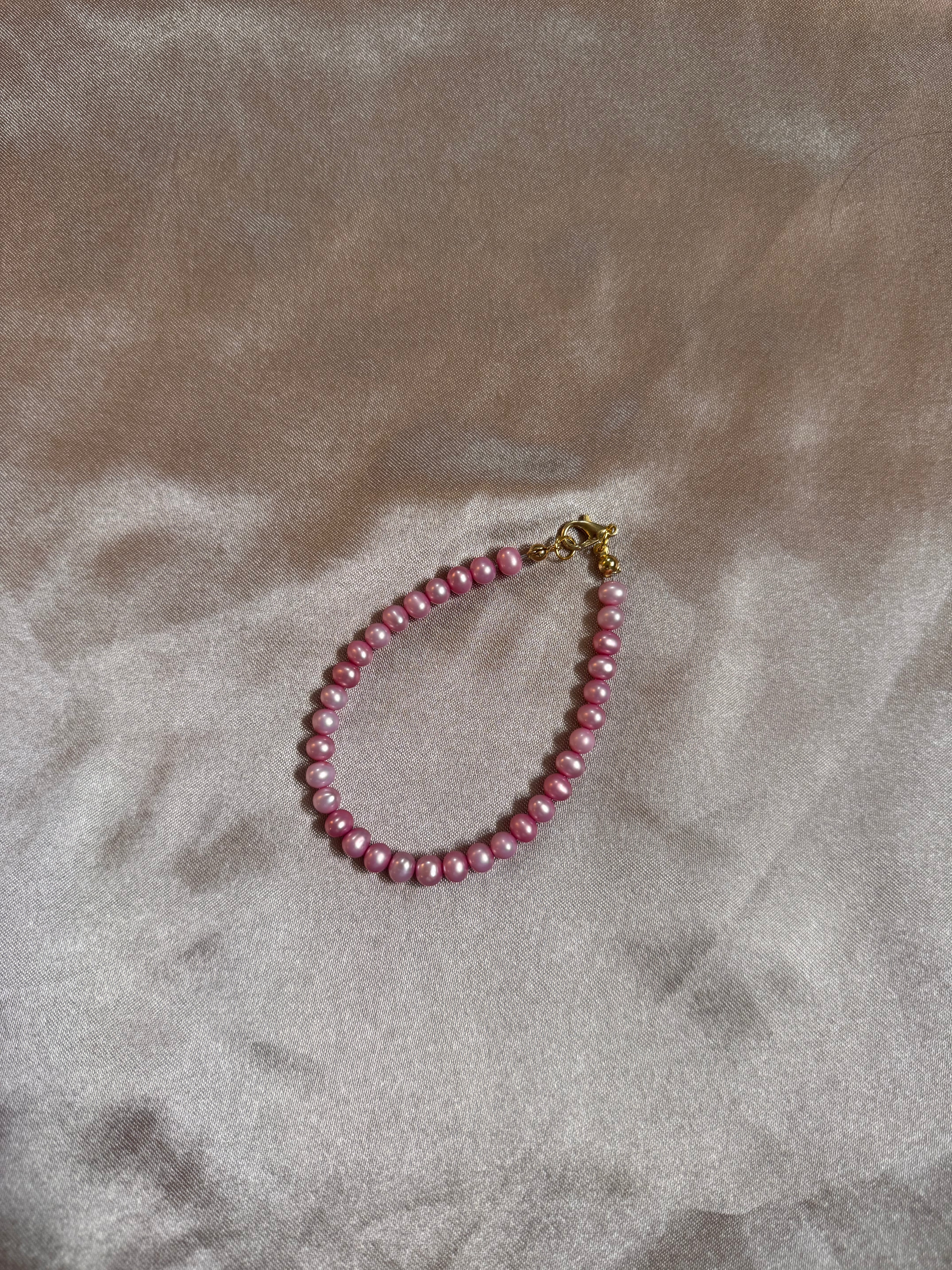 Pink Pearl Bracelet