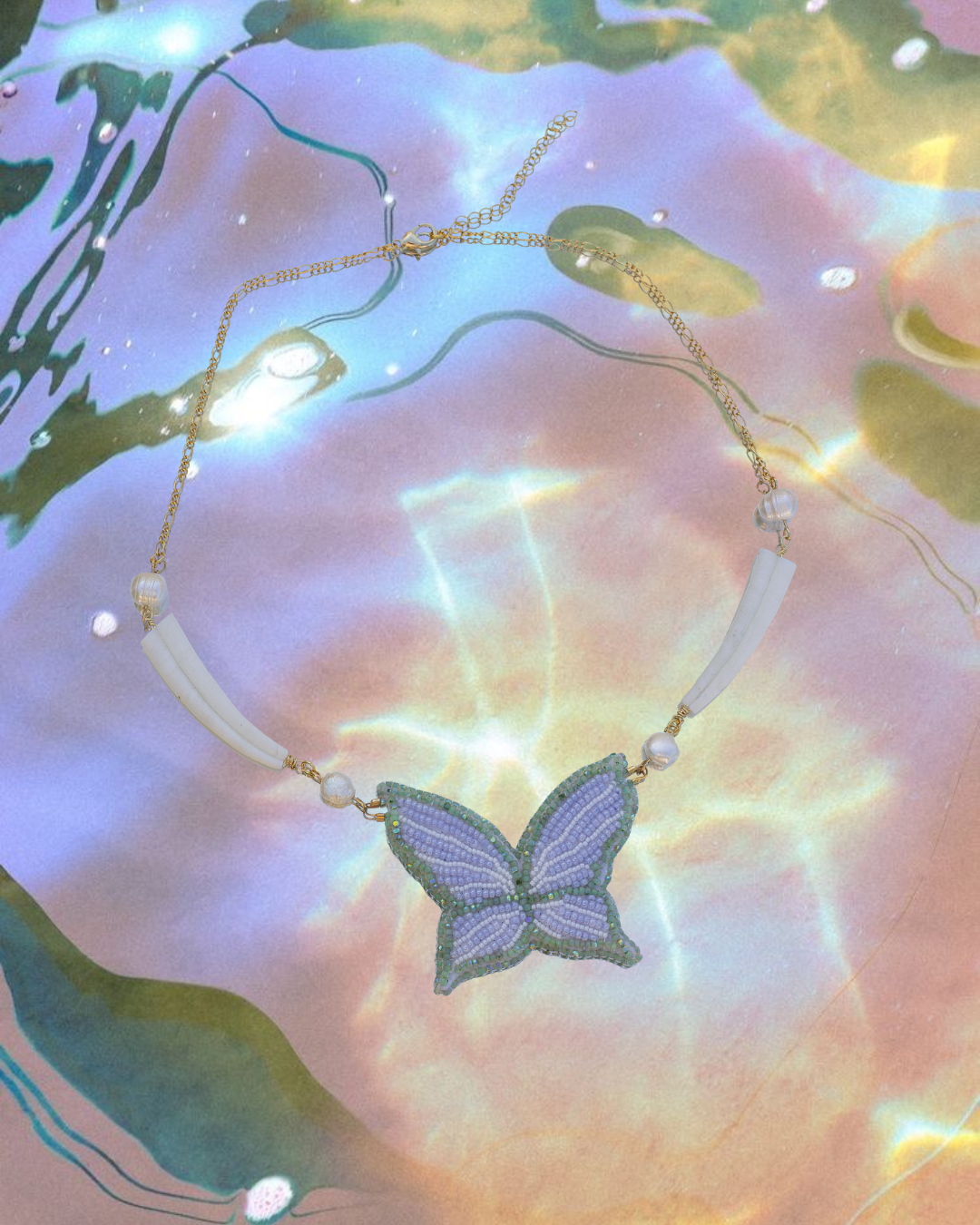 Fairy Wing Dentalium Necklace