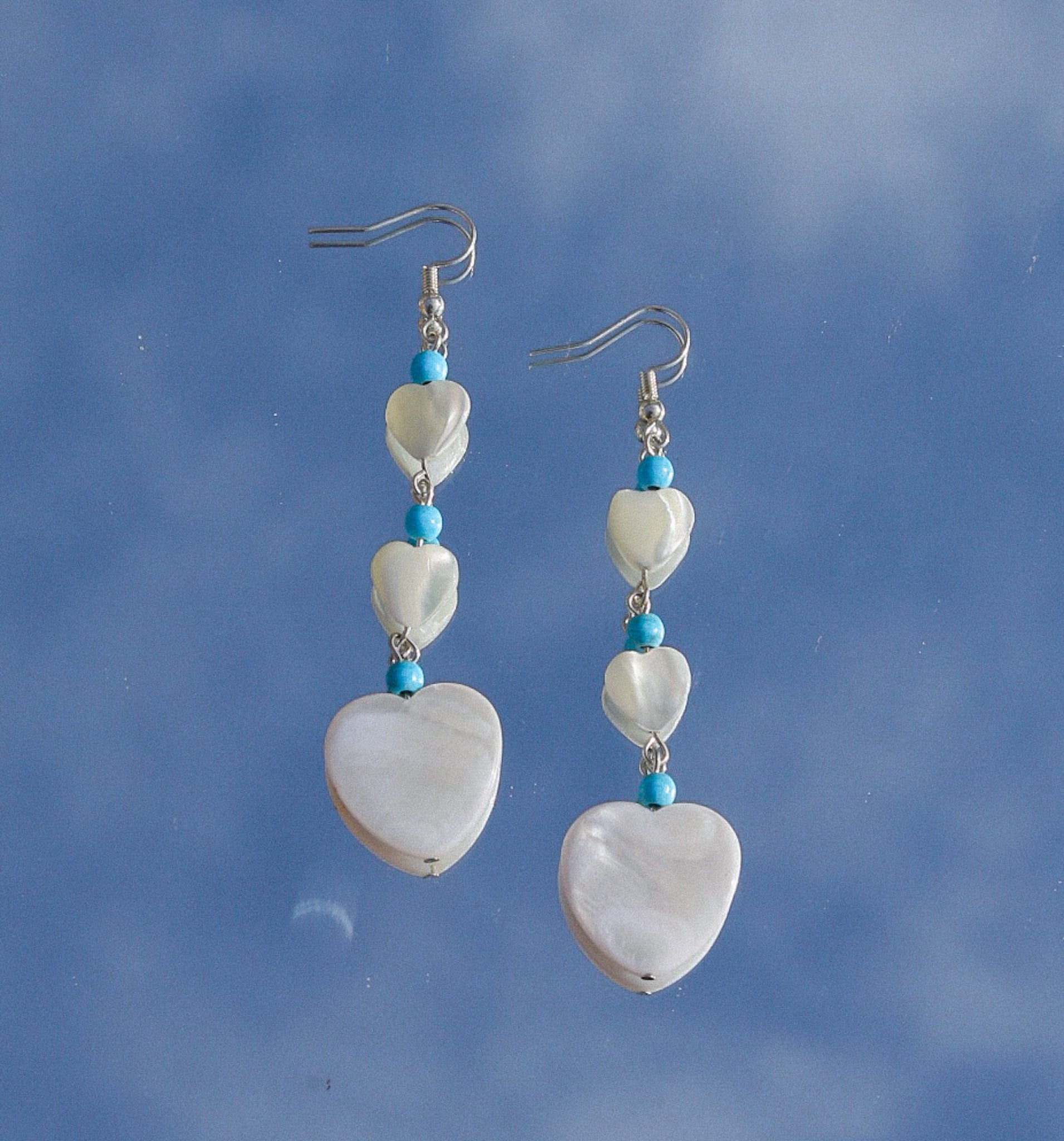 Shell Heart Earrings