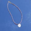 Purple Pearl Necklace