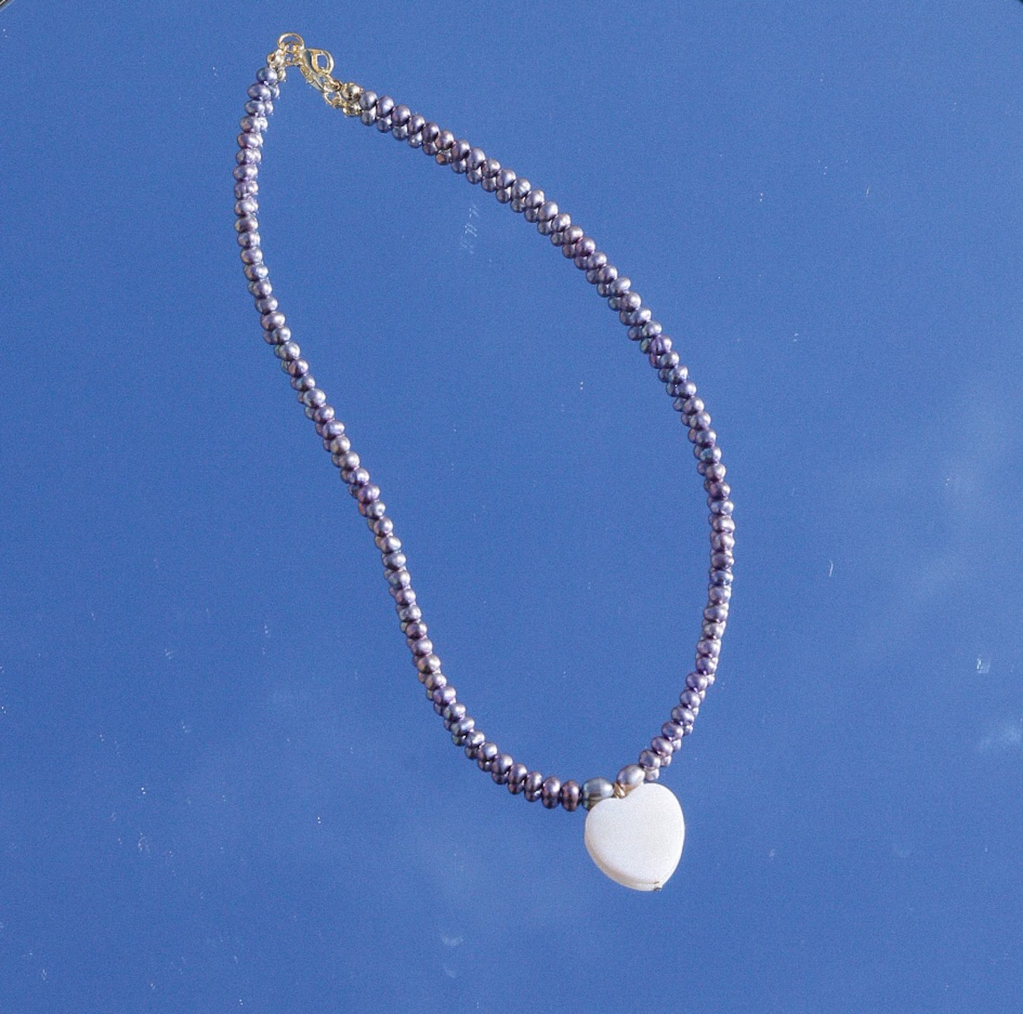 Purple Pearl Necklace