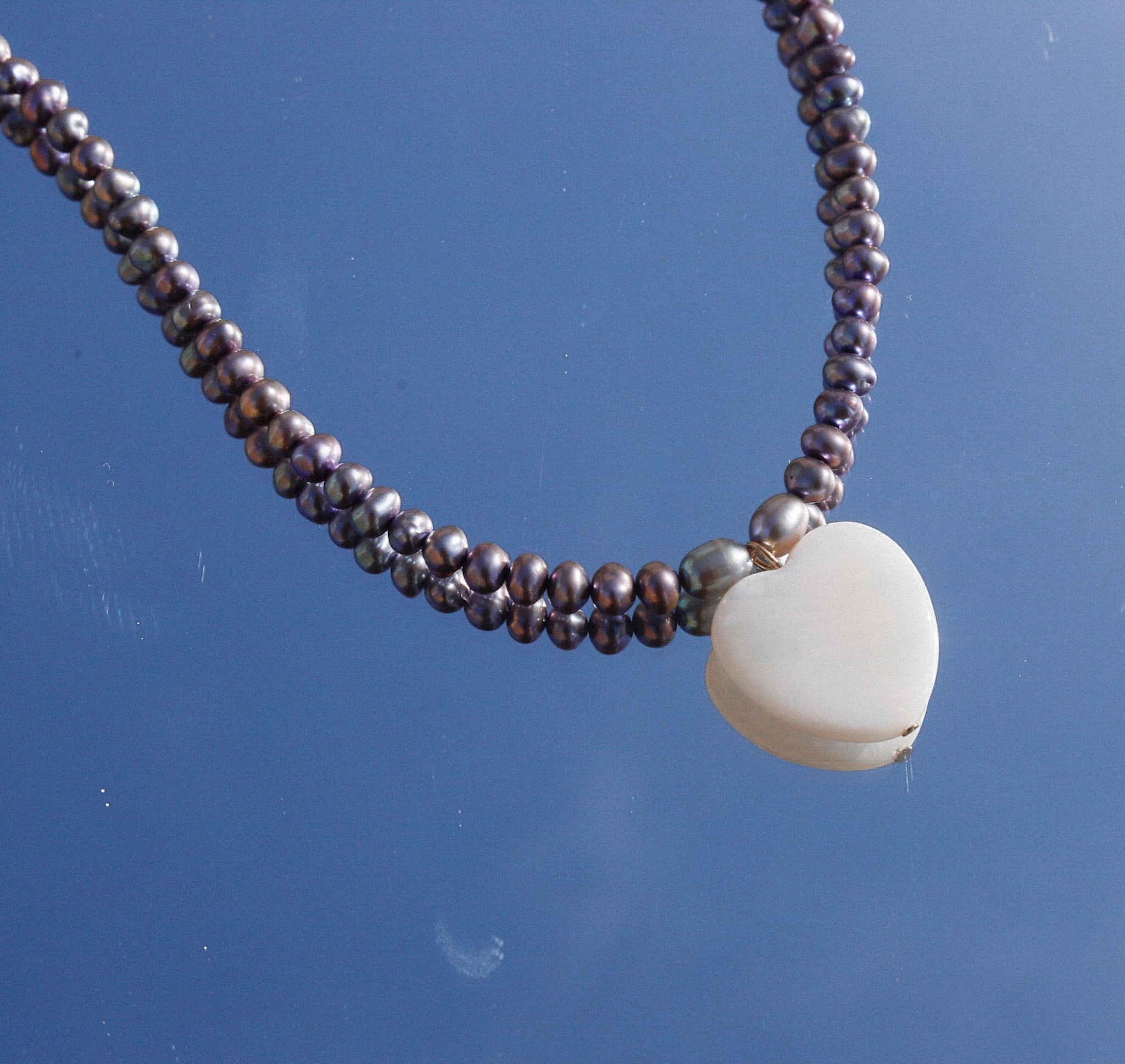 Purple Pearl Necklace