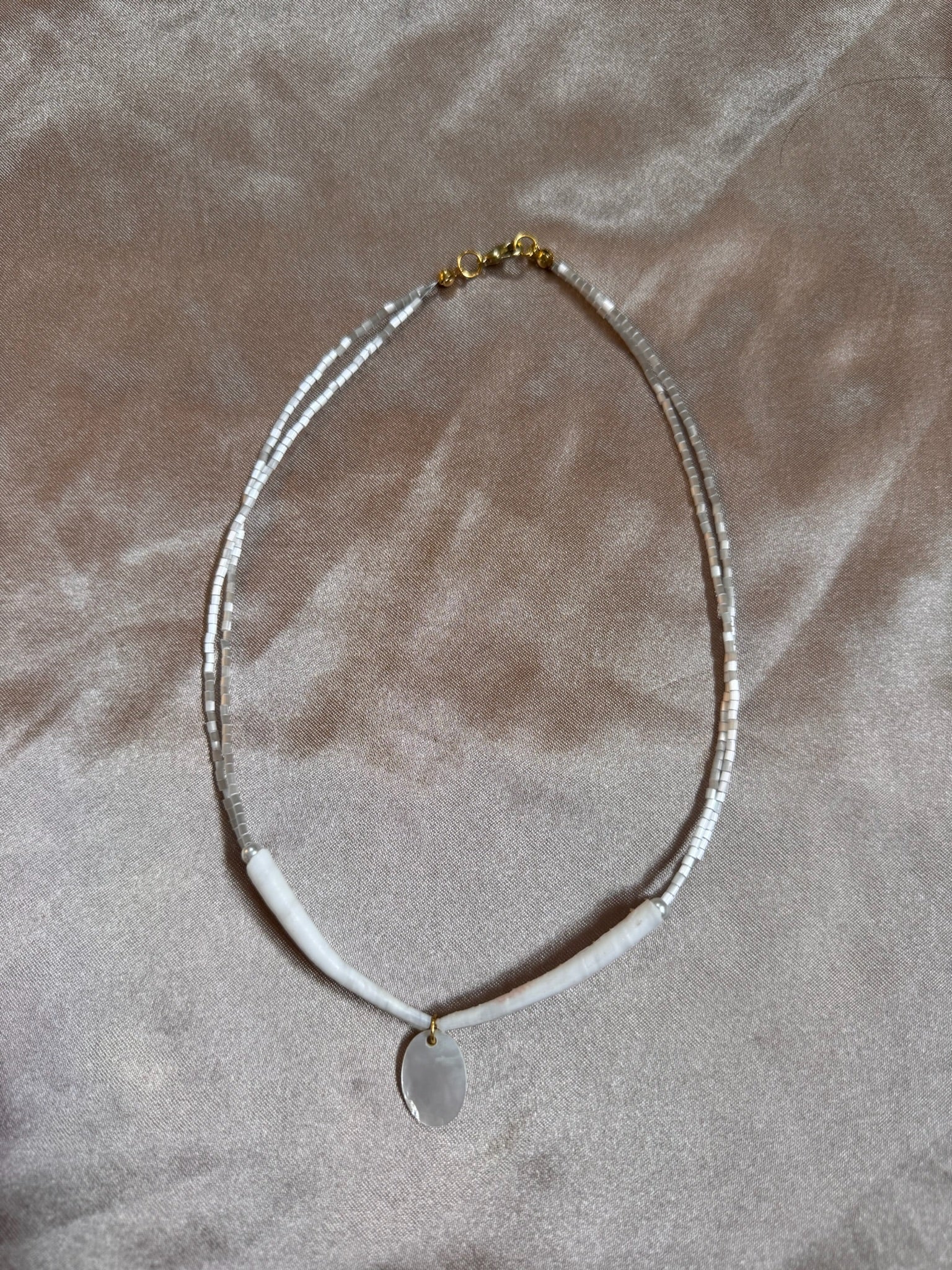 Mother of Pearl and Dentalium Choker