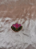 Magenta Floral Hairclip