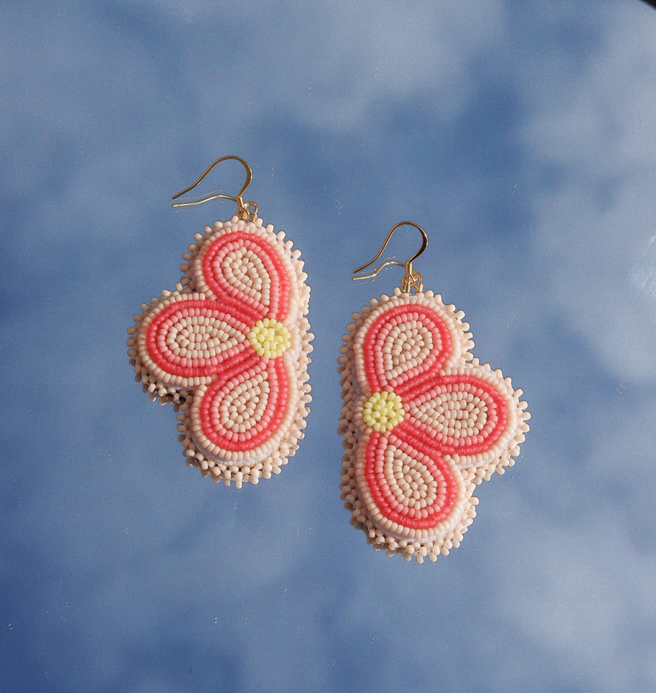 Peachy Petal Earrings
