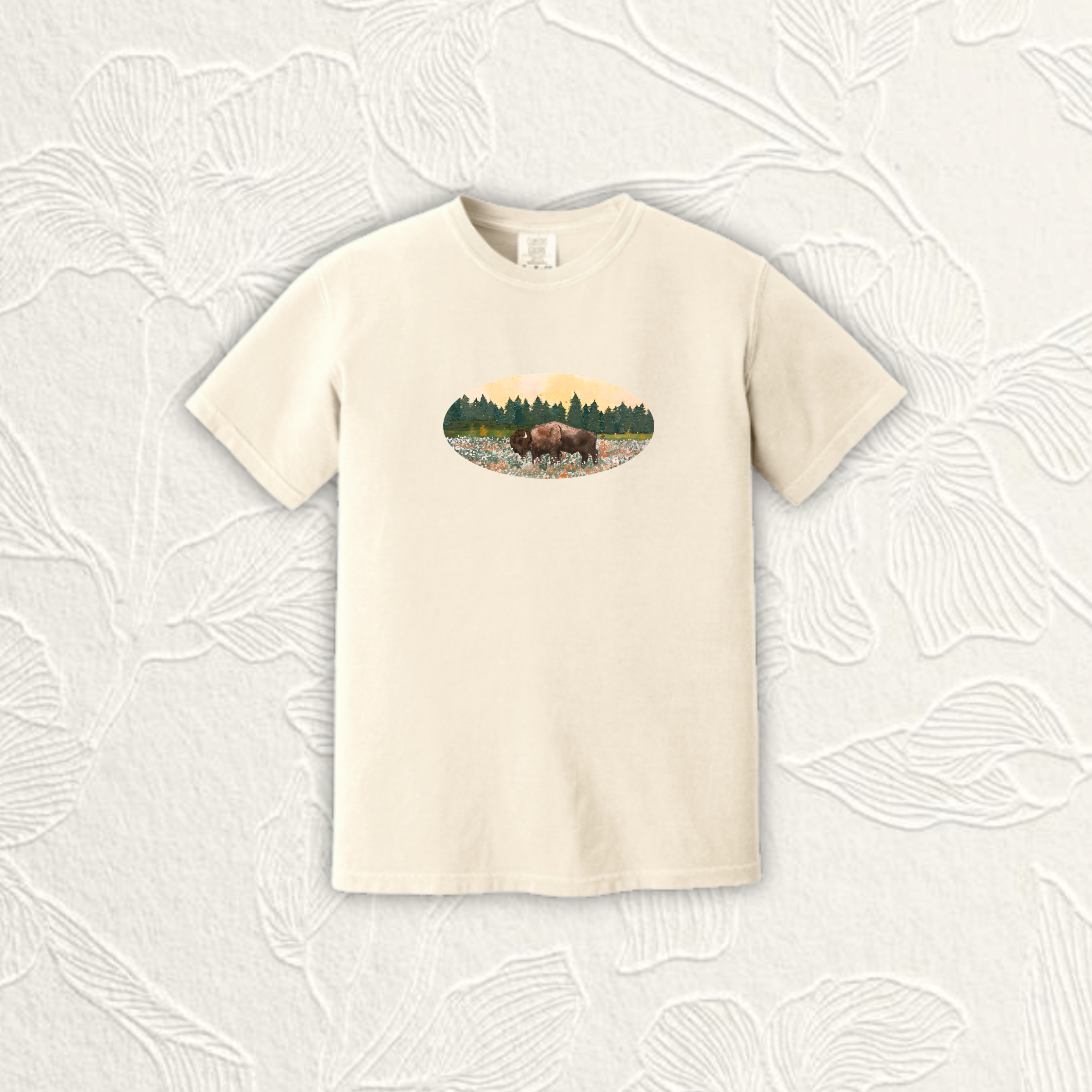 Cream Buffalo Tshirt