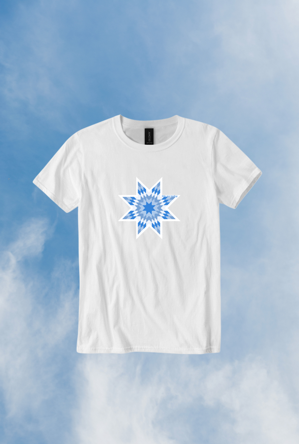 Blue Star Quilt Tee