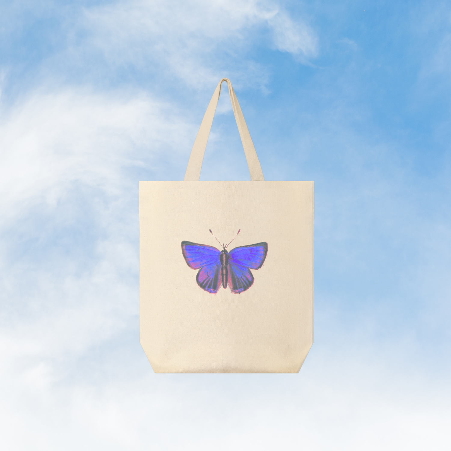 Purple Moth Tote