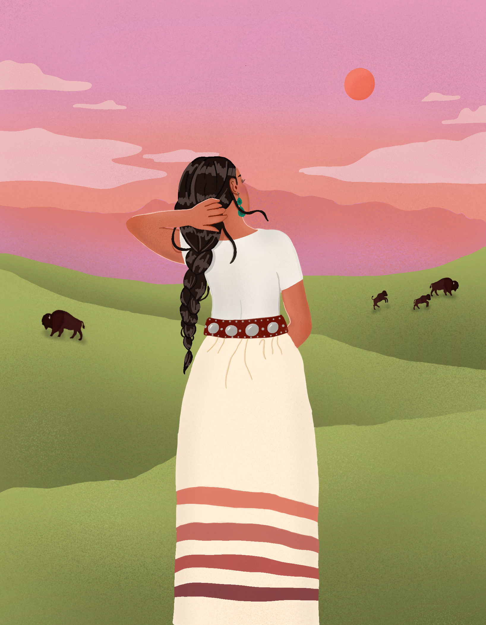 Buffalo Prairie Print