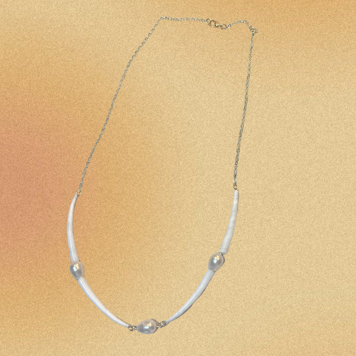 Pearl Dentalium Necklace
