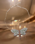 Green Moth Necklace