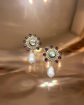 Abalone Circle Earrings