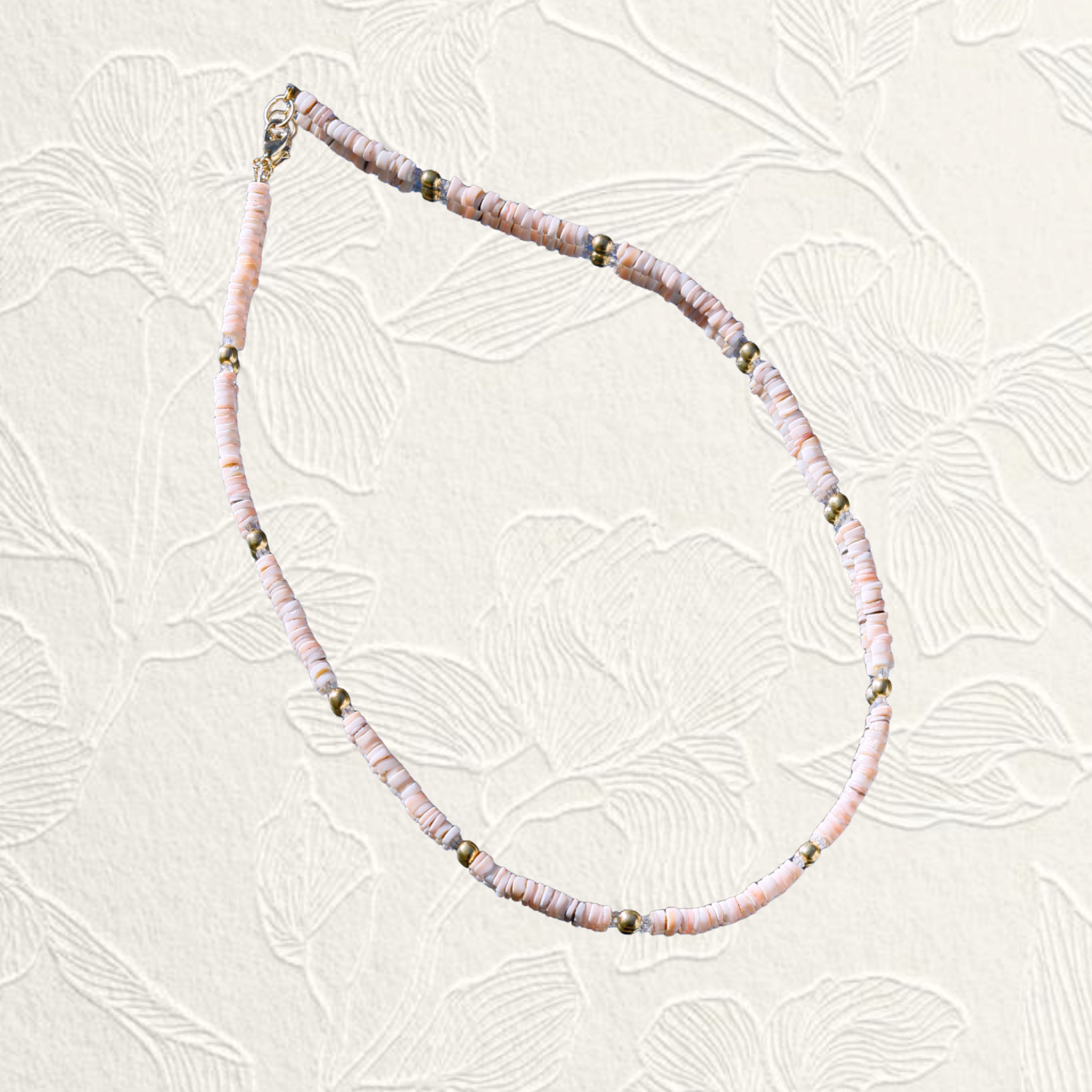 Pink Heishi Necklace